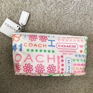 Coach makeup bag